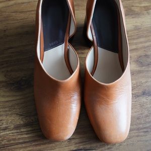 Mango Leather high heel